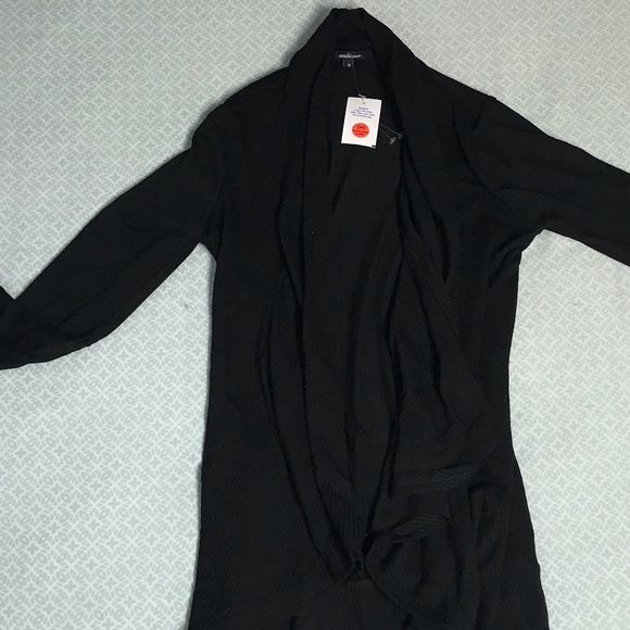 AMBIANCE LONG SLEEVE HI.LOW HEM CARDIGAN - Picture 8 of 9